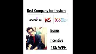 Best Company For Freshers To Join   TCS Vs ACCENTURE     #Accenture #Tcs #jobs