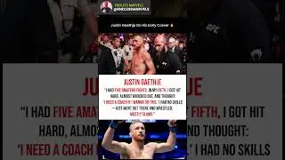 Justin Gaethje Looks Back on His Journey 🔥 #ufc