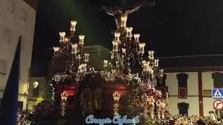 4K Jueves Santo en Pilas (Sevilla) Recogida del Cristo de la Vera Cruz y Nuestra Señora de Belén