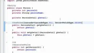 Java Hibernate Tutorial Part 15 - One to One Mapping