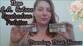 New L.A. Colors Eyeshadow Palettes: Monday Must Haves