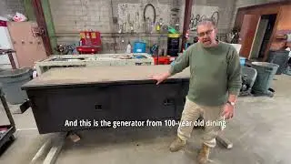 ⚙️ Restoring History: 100-Year-Old Generator from Southern Railway Dining Car 3164