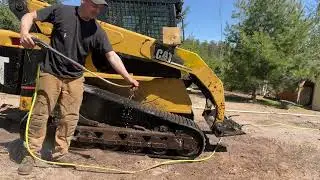 lil pressure washer issues and plaining posts for stair way