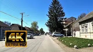 Voznja kroz Temerin, Srbija - 4K
