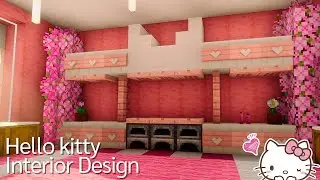 How to Decorate a Hello Kitty Castle in Minecraft Aesthetic Interior Ideas