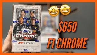 $650 FORMULA 1 TOPPS CHROME 2021 HOBBY BOX OPENING! (PRODUCT REVIEW)