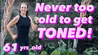 10 MIN ENERGY BOOSTING - WALKING & TONING WORKOUT | Michelle Wilson Workouts