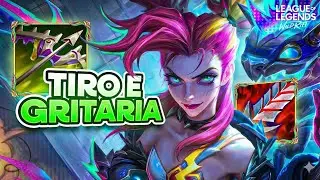 GAMEPLAY JINX SUPERVIL&Atilde; EMISS&Aacute;RIA DA PERDI&Ccedil;&Atilde;O (SKIN ULTIMATE) | Wild Rift