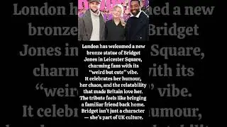 Bridget Jones Returns to London inBronze#BritishCinema #TrendingUK#EntertainmentNews#LondonUpdates