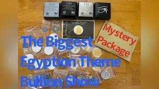 The Most Beautiful Silver Bullions with Egyptian Theme & Opening A Mystery Package at The End