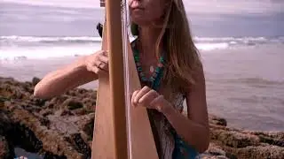 Danielle Riegel ~ Relaxing and meditative harp music in the Algarve, Portugal