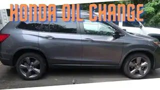 2019 Honda Passport  oil and filter change / oil life reset /  tricks for clean and fast maintenance