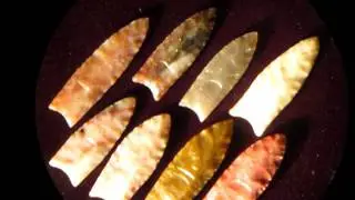 Fluted Clovis Spear Points Paleo Cache Arrowheads Native American Artifacts