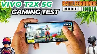 Vivo T2x 5G ⚡| Gaming Test 🔥| BGMI/PUBG Test 😍| Best Budget 5G Smartphone 🔥