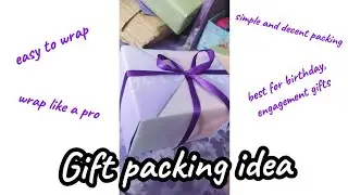 Viral gift packing idea |Easy way to wrap like a pro #viralvideo#giftpackingideas #birthdaygift