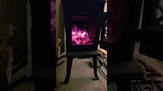 JOTUL 602 FIRST DAY BURN F602 V3 WOODSTOVE WOOD BURNING STOVE A HEAT MACHINE 