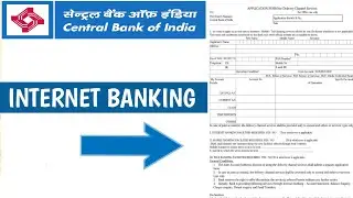 Central Bank of India Internet service form kaise bhare | Central Bank internet banking kaise kare.