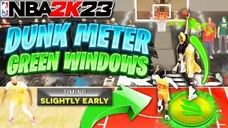 NBA 2K23 Dunk Meter Green Window Test : Why You Miss Green Timing Dunks