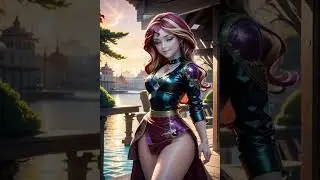 Alaya Flamelight - The Golden Lotus AI #gaming #aiart #shorts #art #reels #ai #anime #fantasy