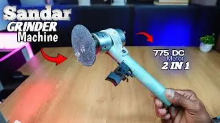 HOW TO MAKE SANDAR AT 775 DC MOTOR ll SANDING MACHINE DISC SANDAR