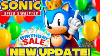 New BIRTHDAY Event Update For SONIC SPEED SIMULATOR! 🎂 Classic Sonic RETURNS! 💙 LIVE 🔴