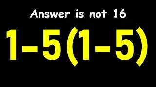 Most People Get This Math Question Wrong!