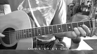 How to play Keith Urban - Without you - Guitar Tutorial