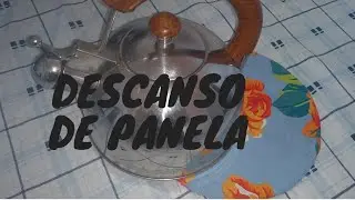 Descanso de panela feito com papelão