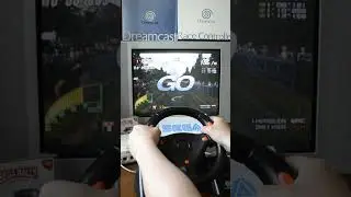 Sega Rally 2 Dreamcast Sony CRT TV Trinitron
