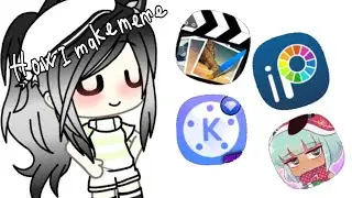 Tutorial: How i make Echo Meme|| Cute Cut, Ibispaint X, Kinemaster Mod, Gacha Life||