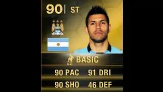 FIFA 14 SIF AGUERO 90 Player Review & In Game Stats Ultimate Team