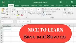 save and save as difference
