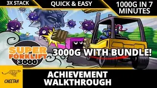 Super Forklift 3000 - Achievement Walkthrough (1000G IN 7 MINUTES) EASY 3000 GAMERSCORE WITH BUNDLE!