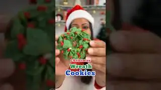 last minute lazy Christmas wreath cookies by Masterchef Oindrila Bala | no bake Christmas treats