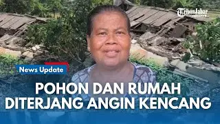 UPDATE !!! Rohati Trauma Tetiba Angin Gemuruh Datang Kembali Porak Poranda Rumah dan Pohon Tumbang