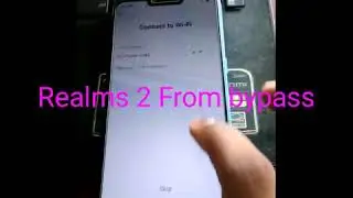 How to Realme 2 (1805) Frp bypass  100% free