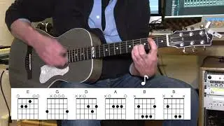 Alive - Acoustic Guitar - Pearl Jam - Original Vocal Track - Chords - V2022