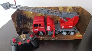 10 Minutes Satisfying With Unboxing Fire Truck With Remote Control | ASMR | Unboxing & Review