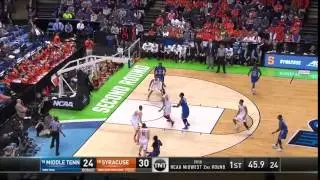 Middle Tennessee vs. Syracuse: Darnell Harris three-pointer