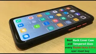 Best Back Cover Case and Tempered Glass every Redmi Note 8 Pro user must buy