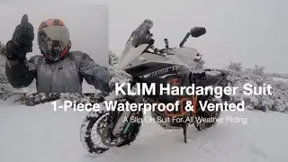 KLIM Hardanger 1 Piece Suit Review while On Bike In Rain and Snow