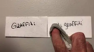 Permanent marker removed from silicone coated acrylic surface