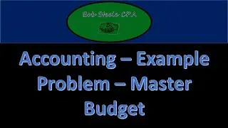 2200.10 Accounting instructions-Master budget, sales budget, production budget, how to calculate