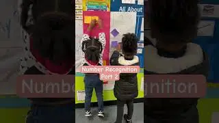 Number Recognition #dayinthelifeofacontentcreator #teachervlogger #preschool #blog
