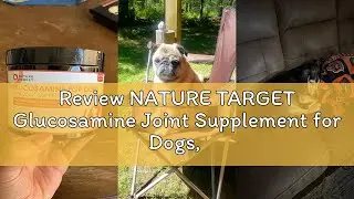 Review NATURE TARGET Glucosamine Joint Supplement for Dogs, Chondroitin, Omega-3, MSM, Hemp, Turmeri