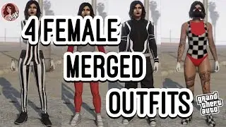 *CROOKED COP MERGE PATCHED* GTA5 | 4 *CUTE* Female Component Outfits