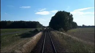 Przejazd pociągiem TLK na linii nr 203 z Piły Głównej do Chojnic