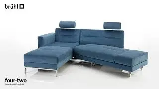 Ecksofa Four Two von Br&uuml;hl - ein Designsofa mit vielen Funktionen