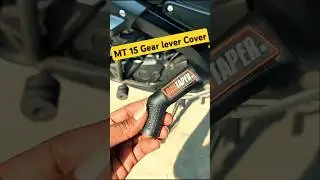Mt15 gear lever cover | mt15 Modification | Yamaha MT15 new version | bike stunt #yamaha #mt15 #mt