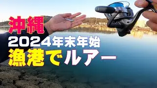 沖縄での短時間釣行　熱田漁港で「ルアー釣り」を楽しみました。レンジバイブ　メテオーラ　トトシャッドなどを使っています。